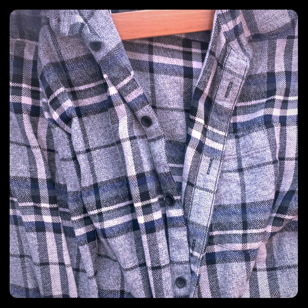 Grey and Blue Flannel, Urban Outfitters like new